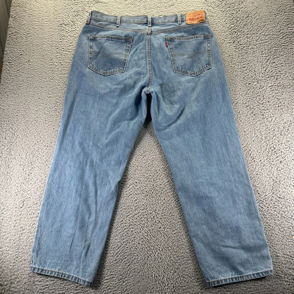 Levi's‎ 550 Jeans Men's 40x30 Blue Cotton Denim Straight Leg Light Wash Workwear